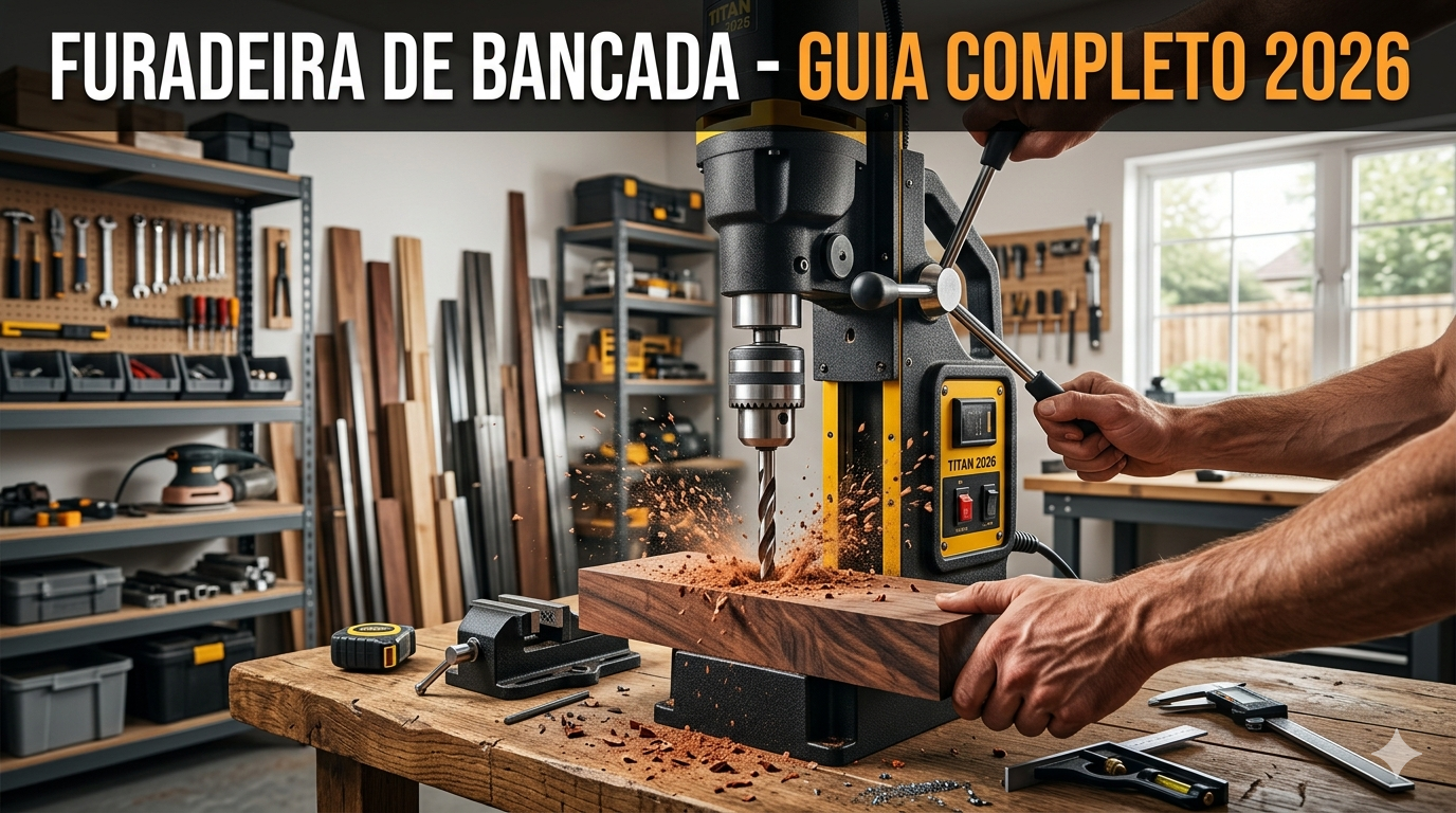 Testamos a Furadeira de Bancada: Precisa na Oficina