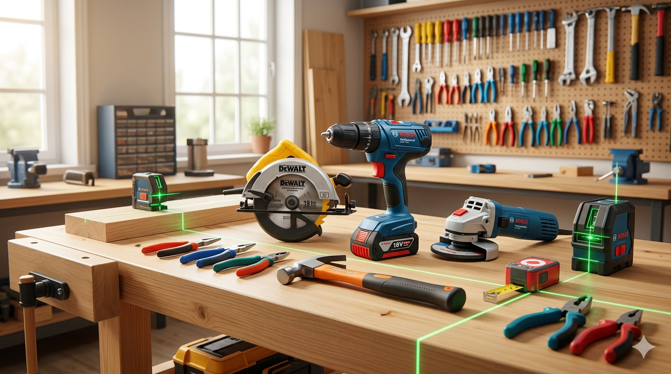 Top 10 Ferramentas para Oficina em Casa 2026