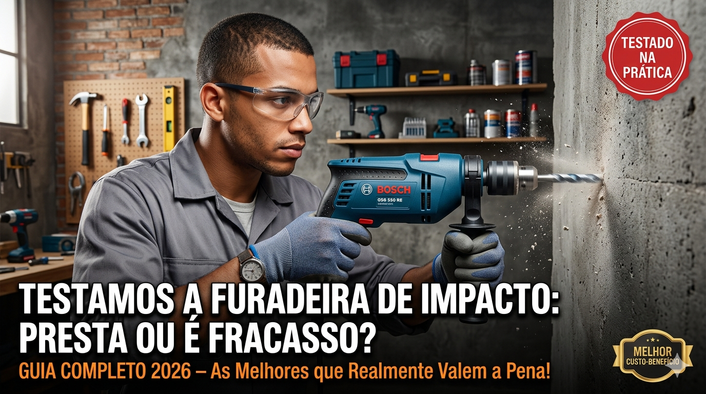 Testamos a Furadeira de Impacto: Presta ou É Fracasso?