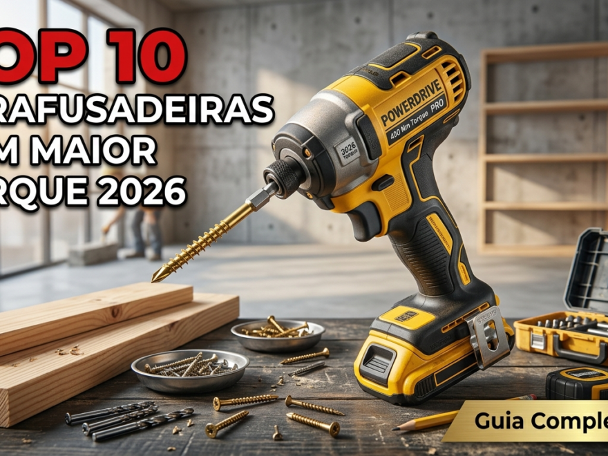 Top 10 Parafusadeiras com Maior Torque 2026