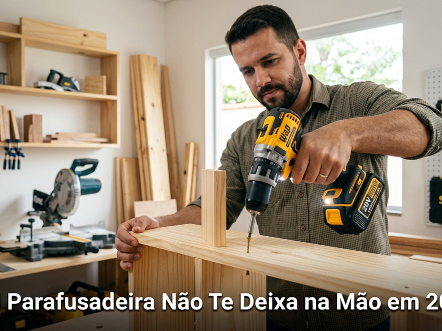 Qual Parafusadeira Realmente Não Me Deixou na Mão em 2026