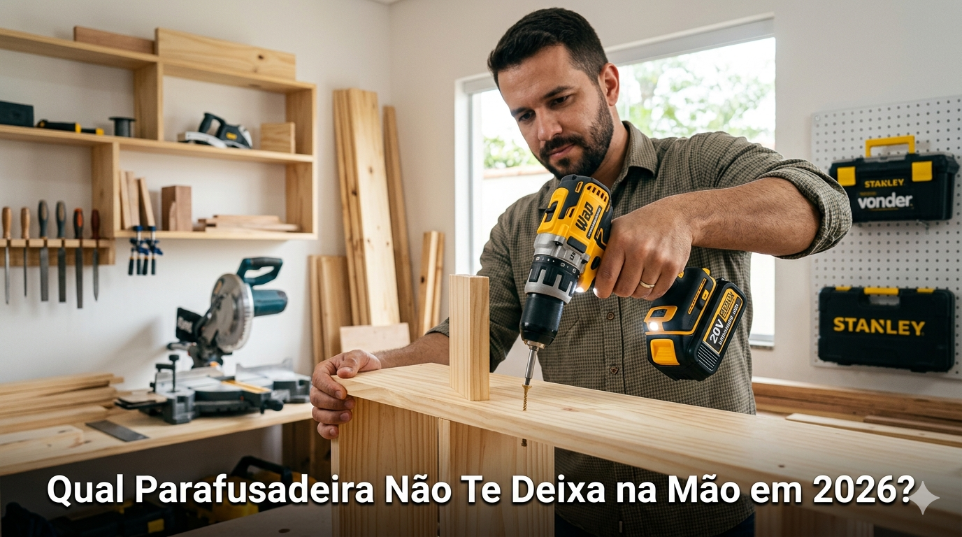 Qual Parafusadeira Realmente Não Me Deixou na Mão em 2026