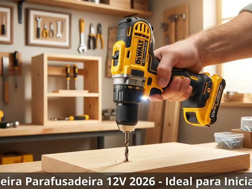 Review da Furadeira Parafusadeira 12V 2026: Ideal para Iniciantes?