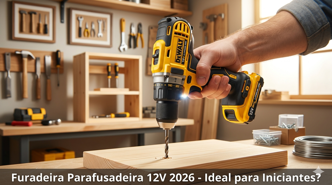 Review da Furadeira Parafusadeira 12V: Ideal para Iniciantes?