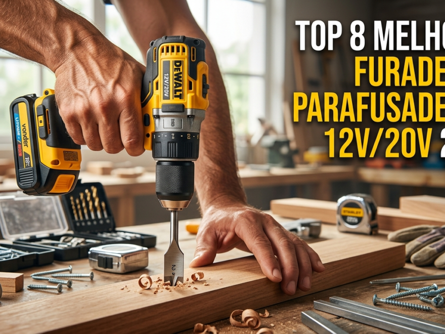 Top 8 Furadeiras Parafusadeiras 12V/20V 2026 1 Top 8 Furadeiras Parafusadeiras 12V/20V 2026