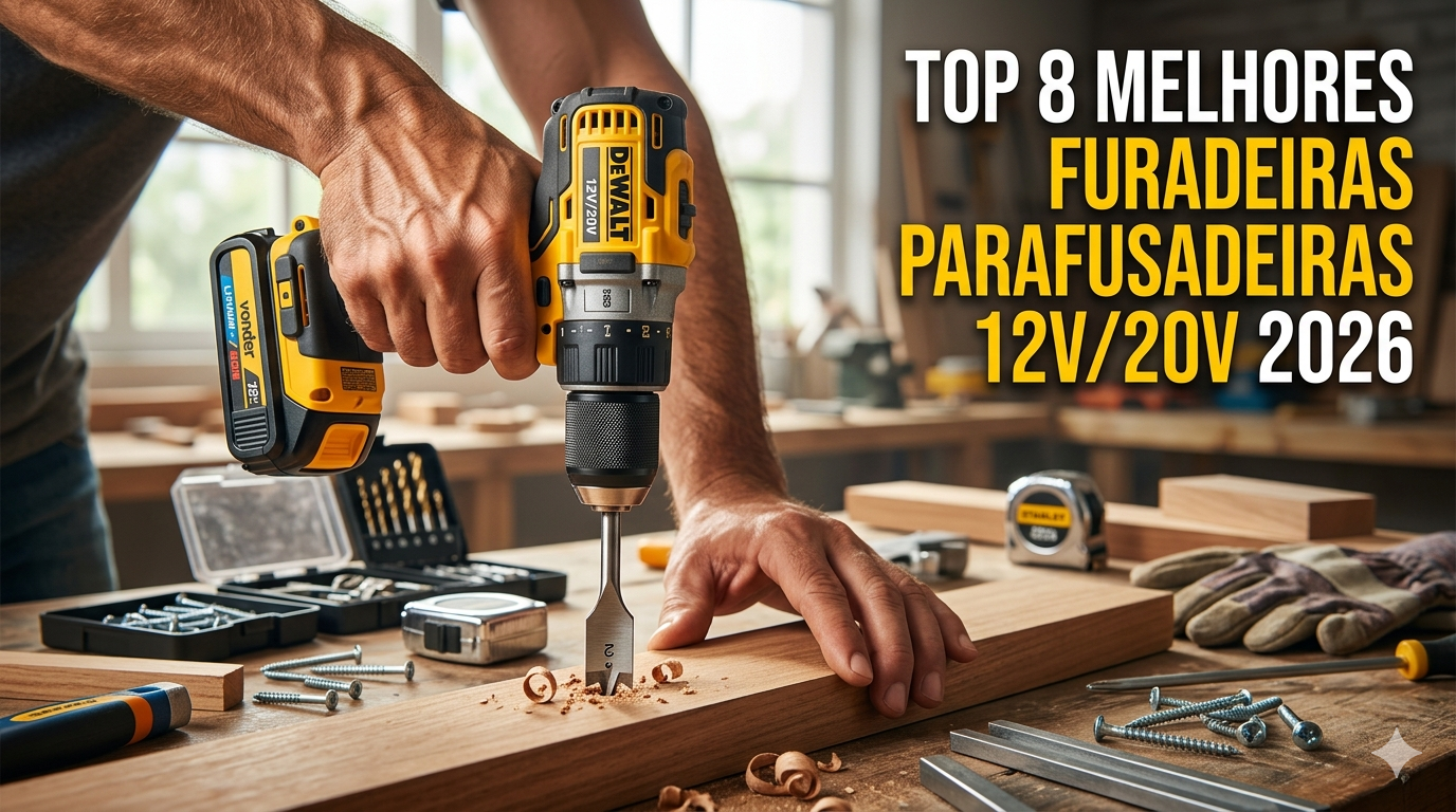 Top 8 Furadeiras Parafusadeiras 12V/20V 2026