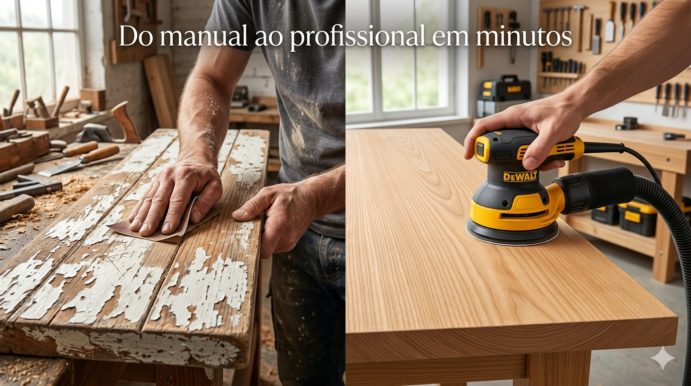 Testamos a Lixadeira Orbital: Acabamento Profissional em Casa