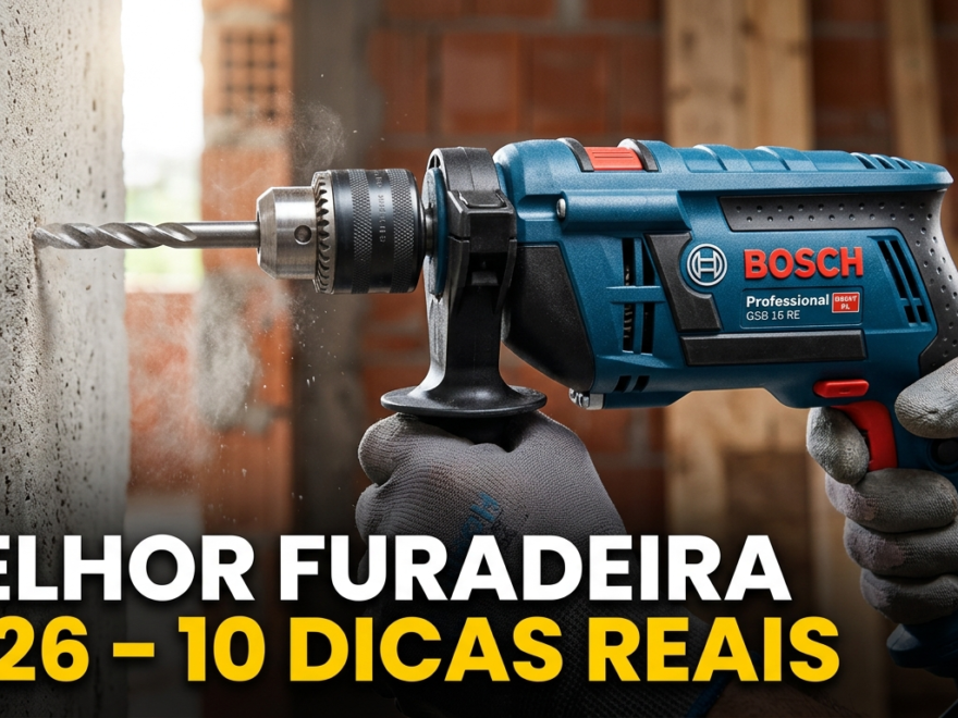 10 Dicas Reais para Escolher a Melhor Furadeira 2026