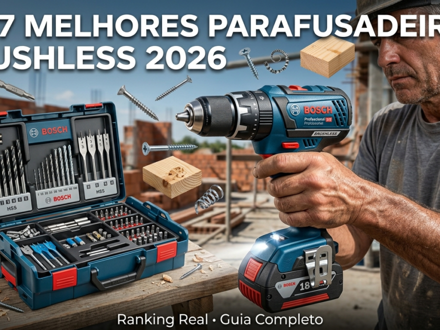 As 7 Melhores Parafusadeiras Brushless de – Ranking Real