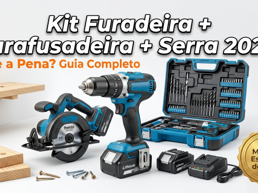 Kit Furadeira + Parafusadeira + Serra: Vale a Pena em 2026?