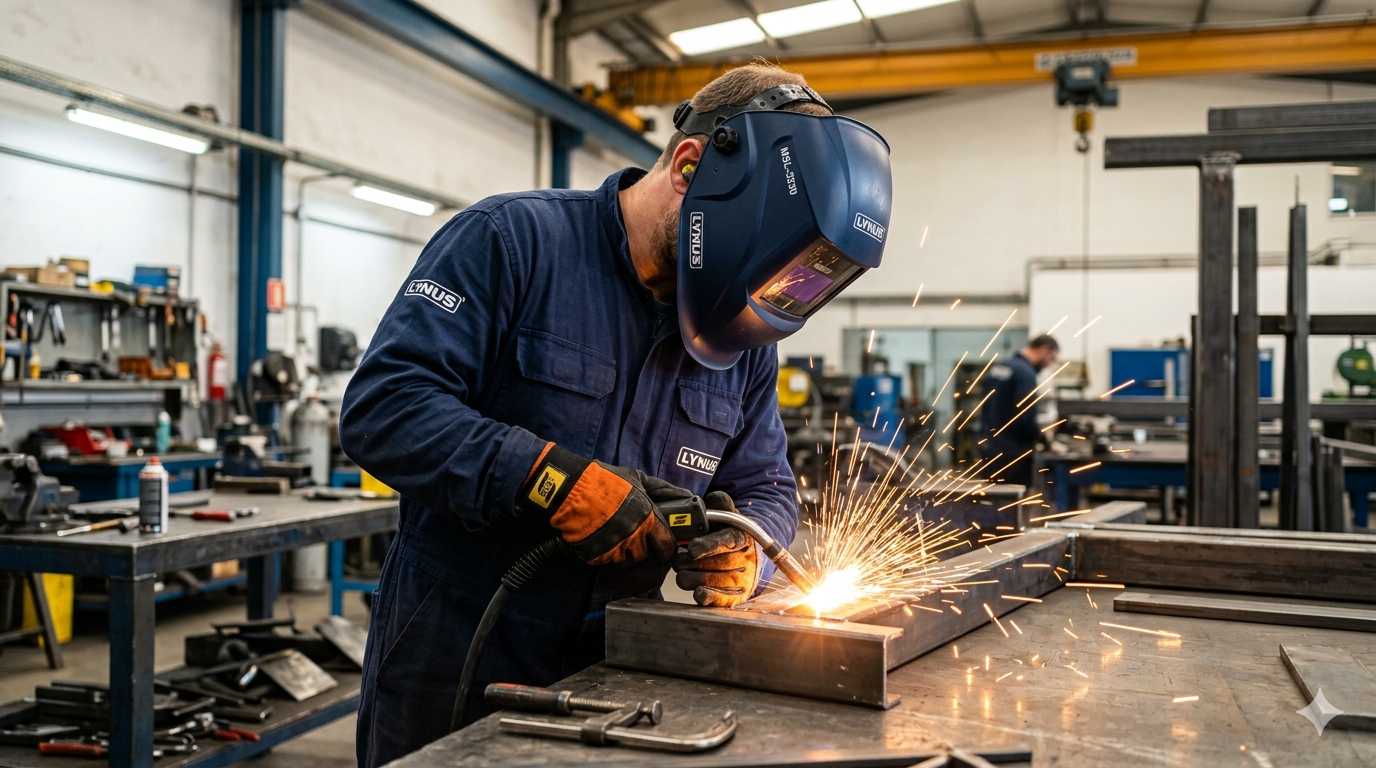 Como a Máscara de Solda Automática Lynus MSL-3500 Ajuda na Segurança do Dia a Dia