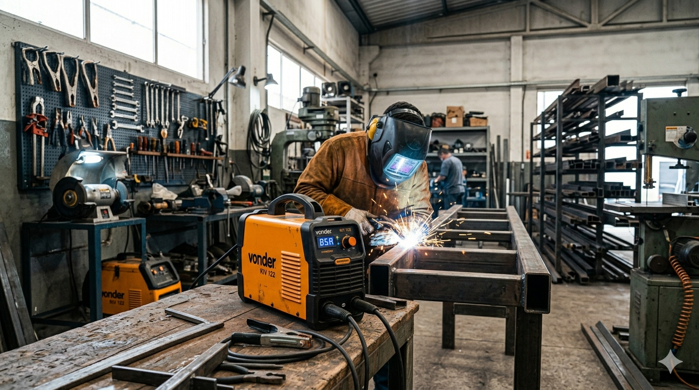 Como a Máquina de Solda Vonder RIV 122 Pode Melhorar o Trabalho do Soldador